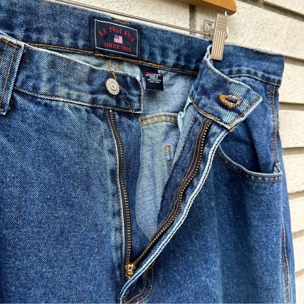 Vintage U.S. Polo Assn. Carpenter Jeans 36x32 Relaxed Workwear Denim Y2K Grunge - Picture 7 of 12